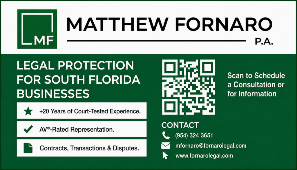 South Florida Business Lawyer for Growth and Protection 3 1783018312 MFPA Card